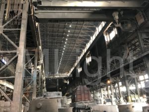 Освещение цеха металлургического комбината в г. Челябинск